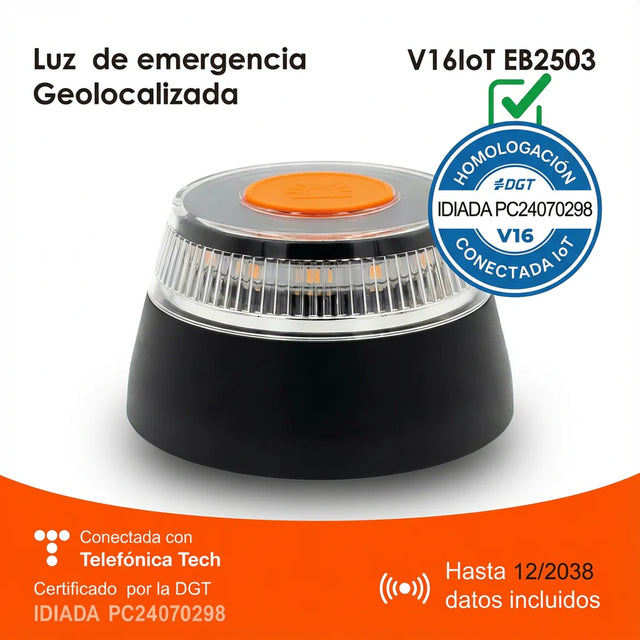 Baliza V16 Homologada y Conectada DGT – Alertia